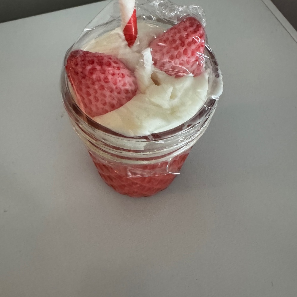 Strawberry Shortcake Candle
